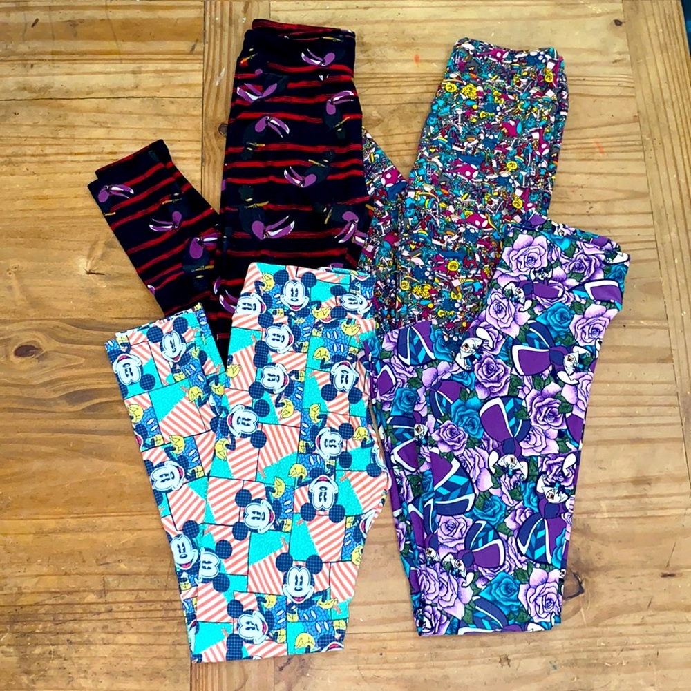 Lularoe lot of 4 leggings